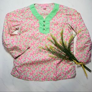 Lily Pulitzer Girls’ Pink & Green Starfish Top 4